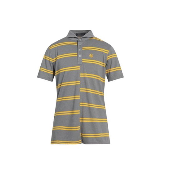 G/Fore Striped Polo Shirt Grey / Yellow ( XXL ) - Picture 1 of 4